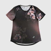 Ielādēt video galerijas pārlūkā, Puspieguloša silueta t-krekls ar paplatinātu lejasdaļu - PEONIES