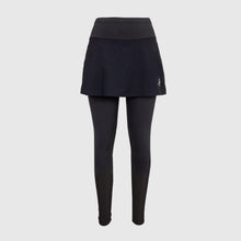 Load image into Gallery viewer, Black running skirt with inner leggings and pockets - BLACK FOX