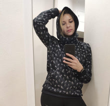 Ielādēt video galerijas pārlūkā, Printed unisex hoodie-FOXIES - Fox-Pace