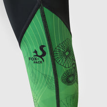 Ielādēt video galerijas pārlūkā, Printed high waist leggings - GREEN - Fox-Pace