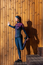 Load image into Gallery viewer, Printed high waist leggings with back pocket - HERBARIUM - Fox-Pace