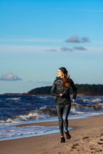 Ielādēt video galerijas pārlūkā, Printed high waist leggings with back pocket - MOONLIGHT - Fox-Pace