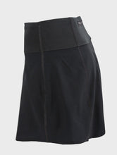Load image into Gallery viewer, Black running skirt with inner shorts and pockets - NIGHT - Fox-Pace