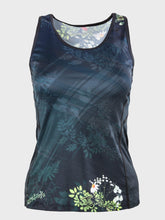Ielādēt video galerijas pārlūkā, Printed racerback tank top - NIGHTFLOWER - Fox-Pace