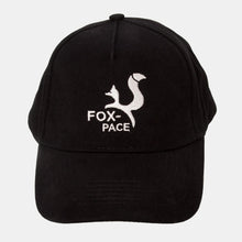 Ielādēt video galerijas pārlūkā, Black unisex baseball cap with Fox-Pace logo embroidery - Fox-Pace