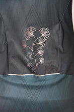 Ielādēt video galerijas pārlūkā, Long sleeve running dress with half zip and print - AQUAMARINE - Fox-Pace