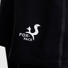 Load image into Gallery viewer, Black running skirt with inner capri shorts and pockets - BLACK FOX