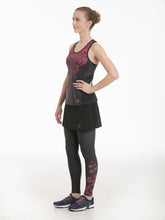 Ielādēt video galerijas pārlūkā, Printed racer-back tank top - HERBARIUM - Fox-Pace