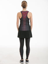 Ielādēt video galerijas pārlūkā, Printed racer-back tank top - HERBARIUM - Fox-Pace