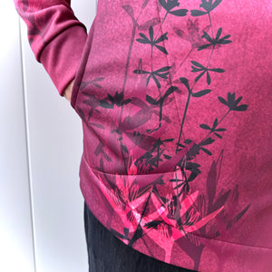 Printed hoodie STRELITZIA