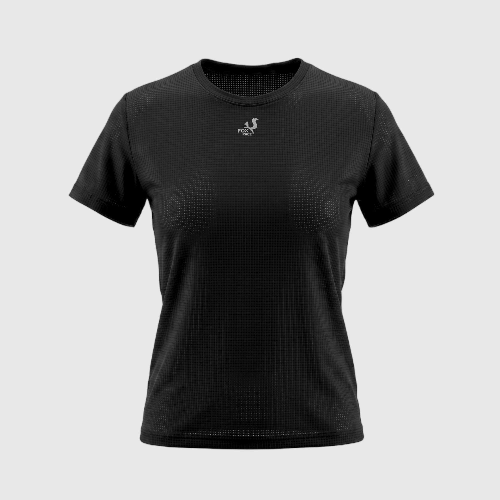 Black Ultra Light running t-shirt - COOL-FOX