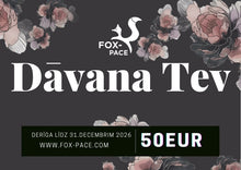 Load image into Gallery viewer, Printable Fox-Pace Gift Card
