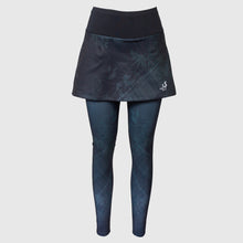 Load image into Gallery viewer, Warm winter running leggings with an over skirt and brushed inside - MOONLIGHT
