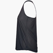 Load image into Gallery viewer, Black tank top with mesh design on a white background
