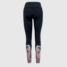 Load image into Gallery viewer, Printed high waist leggings - PEONIES
