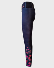 Load image into Gallery viewer, Printed high waist leggings with back pocket - HERBARIUM - Fox-Pace
