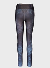 Load image into Gallery viewer, Printed high waist leggings with back pocket - MOONLIGHT - Fox-Pace

