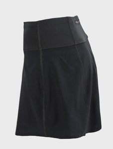 Black running skirt with inner shorts and pockets - NIGHT - Fox-Pace