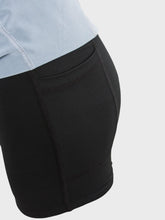 Load image into Gallery viewer, Black running skirt with inner shorts and pockets - NIGHT - Fox-Pace
