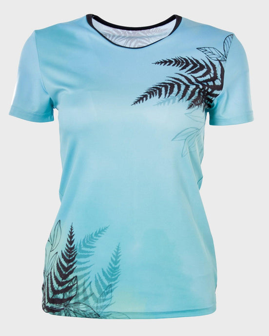 Printed short-sleeve running shirt - SUMMERSKY - Fox-Pace