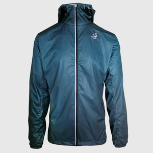 Men's softshell running jacket with hood - OCEAN BLUE - Fox-Pace