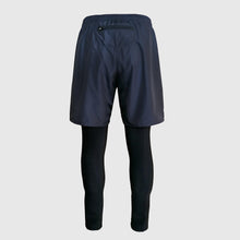Ielādēt video galerijas pārlūkā, Men&#39;s winter running shorts with extra warm inner leggings and pockets - RESILIENCE - Fox-Pace
