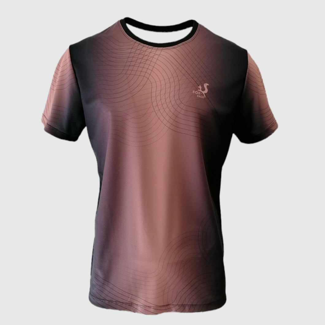 Men's short sleeve running T-shirt - REED - Fox-Pace