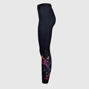 Printed sports leggings - FLOWERS - Fox-Pace