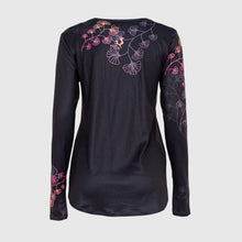 Load image into Gallery viewer, Printed long sleeve running top - FLOWERS - Fox-Pace
