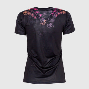 Printed short-sleeve running shirt - BLOSSOM - Fox-Pace