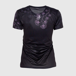 Printed short-sleeve running shirt - NIGHT - Fox-Pace